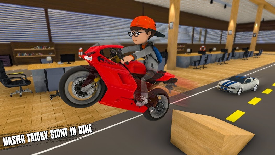 Run android online APK Bike Stunt Office racing from MyAndroid or emulate Bike Stunt Office racing using MyAndroid