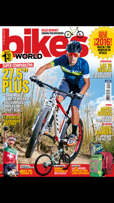 Emulate iPhone app Bikes World revista using MyAndroid