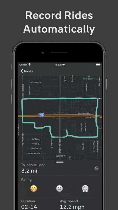 Emulate iPhone app Biketo: Automatic Ride Tracker using MyAndroid Emulate iPhone app Biketo: Automatic Ride Tracker using MyAndroid