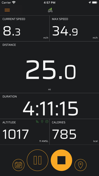 Emulate iPhone app Bike Tracker Cycling Computer using MyAndroid Emulate iPhone app Bike Tracker Cycling Computer using MyAndroid