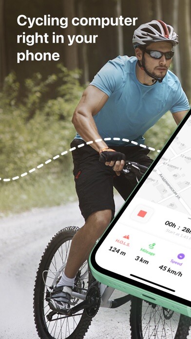 Emulate iPhone app Bike Tracker & GPS-Speedometer using MyAndroid