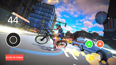 Emulate iPhone app Bike Traffic Crazy Rush Taxi using MyAndroid Emulate iPhone app Bike Traffic Crazy Rush Taxi using MyAndroid