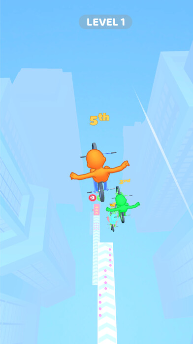 Emulate iPhone app Bike Up 3D using MyAndroid