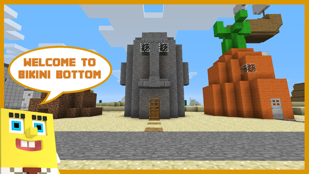 Run android online APK Bikini Bottom and Pineapple House Map MCPE from MyAndroid or emulate Bikini Bottom and Pineapple House Map MCPE using MyAndroid
