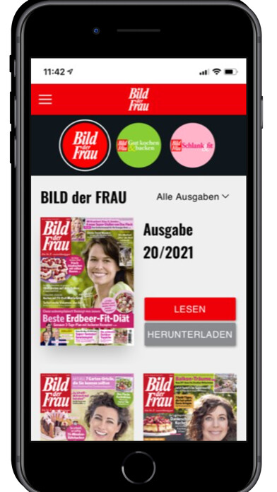 Emulate iPhone app BILD der FRAU – E-Paper using MyAndroid Emulate iPhone app BILD der FRAU – E-Paper using MyAndroid