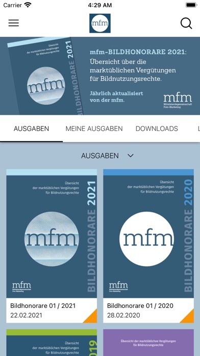 Emulate iPhone app Bildhonorare using MyAndroid