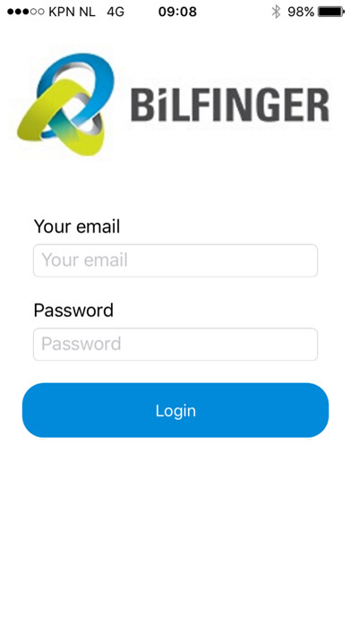 Emulate iPhone app Bilfinger arnholdt GmbH using MyAndroid