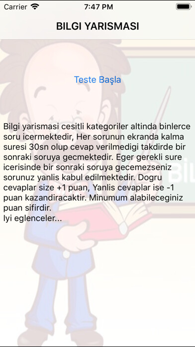 Emulate iPhone app Bilgi Yarışması Zeka Oyunu using MyAndroid Emulate iPhone app Bilgi Yarışması Zeka Oyunu using MyAndroid