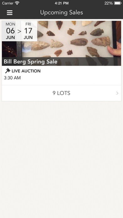Emulate iPhone app Bill Berg Auctions using MyAndroid Emulate iPhone app Bill Berg Auctions using MyAndroid