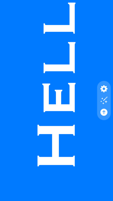 Emulate iPhone app Billboard: LED Banner Maker using MyAndroid