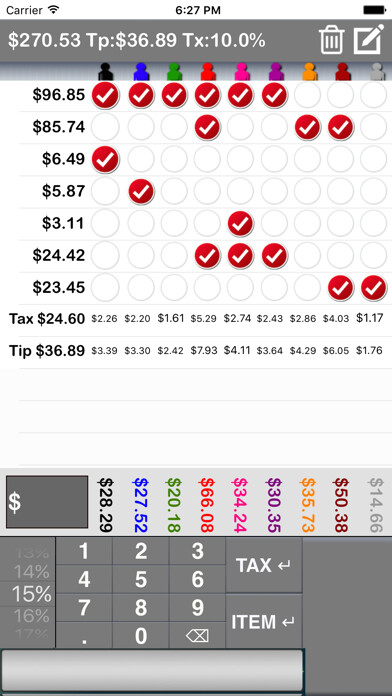 Emulate iPhone app Bill Divider Free using MyAndroid Emulate iPhone app Bill Divider Free using MyAndroid
