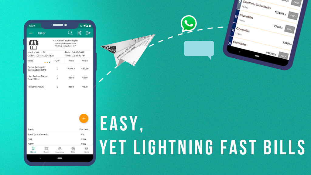 Run android online APK Biller: Billing, Inventory, Online Shop  Loyalty from MyAndroid or emulate Biller: Billing, Inventory, Online Shop  Loyalty using MyAndroid
