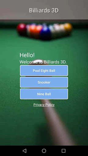 Run android online APK Billiards 3D from MyAndroid or emulate Billiards 3D using MyAndroid