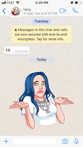 Run android online APK Billie Eilish Stickers from MyAndroid or emulate Billie Eilish Stickers using MyAndroid