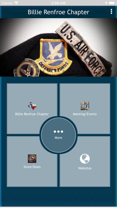 Emulate iPhone app Billie Renfroe Chapter App using MyAndroid