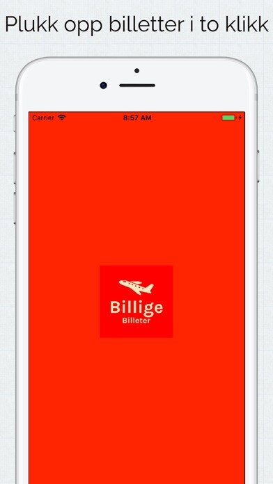 Emulate iPhone app Billige Billetter using MyAndroid