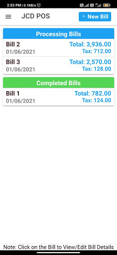 Run android online APK Billing and POS Mobile Offline from MyAndroid or emulate Billing and POS Mobile Offline using MyAndroid