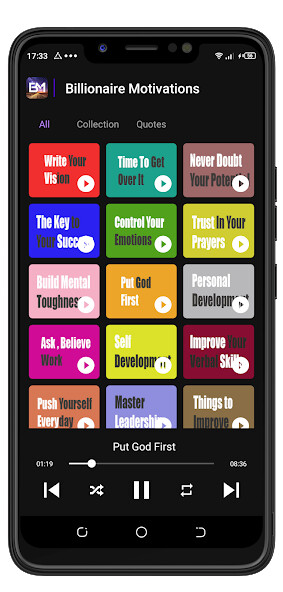 Run android online APK Billionaire Motivations from MyAndroid or emulate Billionaire Motivations using MyAndroid