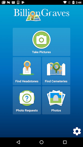 Emulate iPhone app BillionGraves using MyAndroid Emulate iPhone app BillionGraves using MyAndroid
