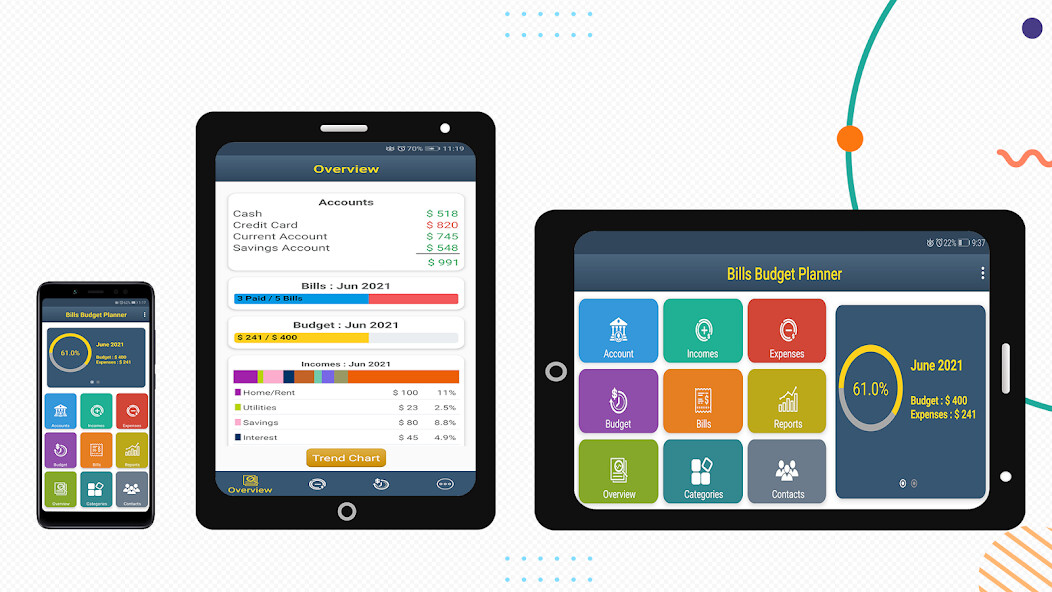 Run android online APK Bills Budget Planner - Expense from MyAndroid or emulate Bills Budget Planner - Expense using MyAndroid