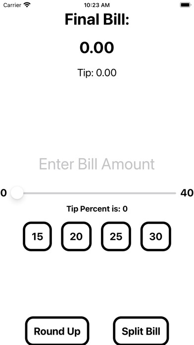 Emulate iPhone app Bill Splitter and Tip calc using MyAndroid Emulate iPhone app Bill Splitter and Tip calc using MyAndroid