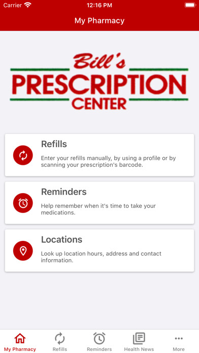 Emulate iPhone app Bills Prescription Center using MyAndroid Emulate iPhone app Bills Prescription Center using MyAndroid