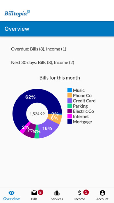 Emulate iPhone app Billtopia using MyAndroid