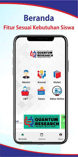 Run android online APK Bimbel Quantum Research from MyAndroid or emulate Bimbel Quantum Research using MyAndroid