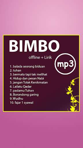 Run android online APK Bimbo Lagu Offline plus Lirik from MyAndroid or emulate Bimbo Lagu Offline plus Lirik using MyAndroid