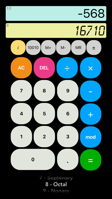 Emulate iPhone app Binary Calc using MyAndroid