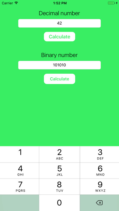 Emulate iPhone app Binary Calculator Pro using MyAndroid Emulate iPhone app Binary Calculator Pro using MyAndroid