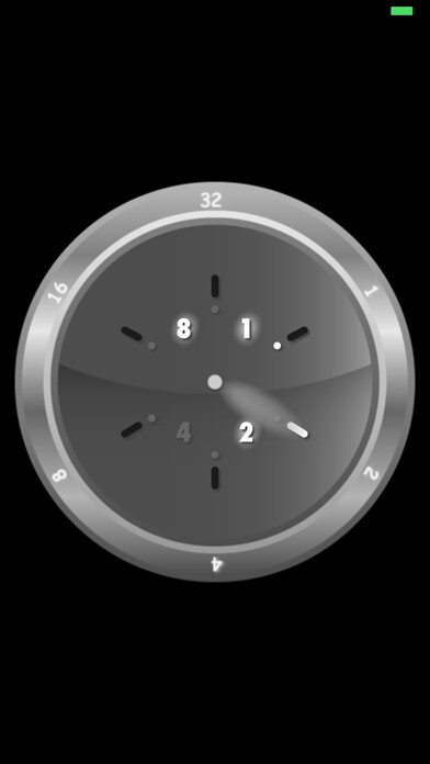 Emulate iPhone app Binary Clock - Analog using MyAndroid Emulate iPhone app Binary Clock - Analog using MyAndroid