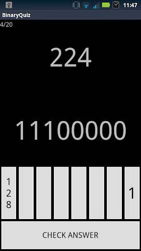 Run android online APK Binary Conversion Quiz from MyAndroid or emulate Binary Conversion Quiz using MyAndroid