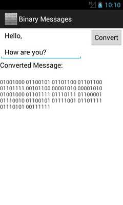Emulate Android APK Binary Messages