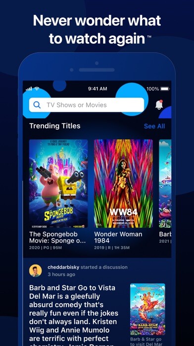Emulate iPhone app Bingie – Movies & TV Shows using MyAndroid