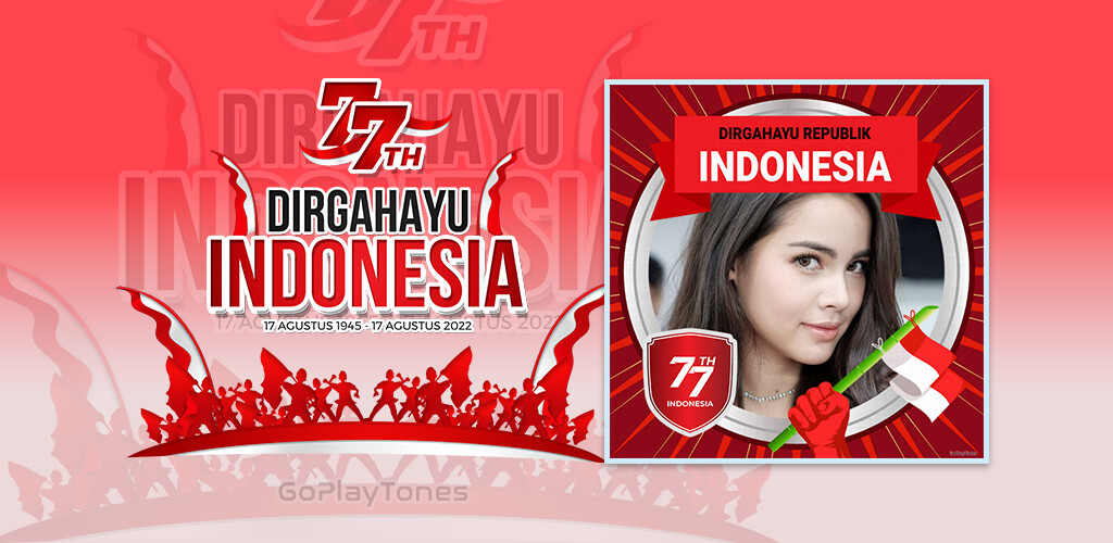 Run android online APK Bingkai Foto HUT RI 77 2022 from MyAndroid or emulate Bingkai Foto HUT RI 77 2022 using MyAndroid