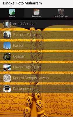 Emulate Android APK Bingkai Foto Muharram