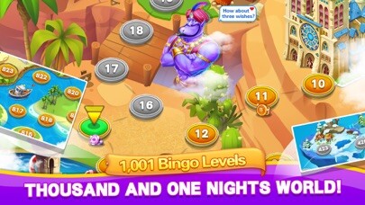Emulate iPhone app Bingo 1001 Nights - Bingo Game using MyAndroid