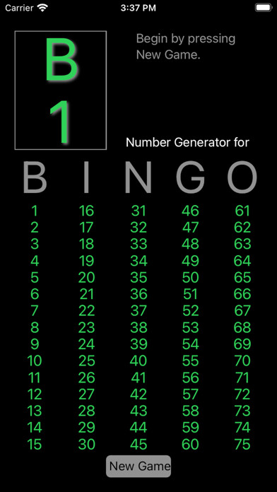 Emulate iPhone app Bingo Number Creator using MyAndroid Emulate iPhone app Bingo Number Creator using MyAndroid
