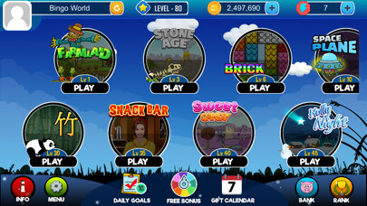 Emulate iPhone app Bingo World. using MyAndroid