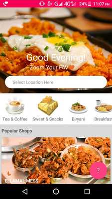 Emulate Android APK Binocular - Food Finder Emulate Android APK Binocular - Food Finder