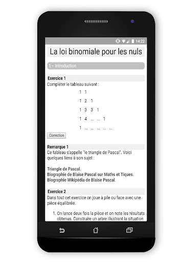 Run android online APK Binomiale pour les nuls from MyAndroid or emulate Binomiale pour les nuls using MyAndroid