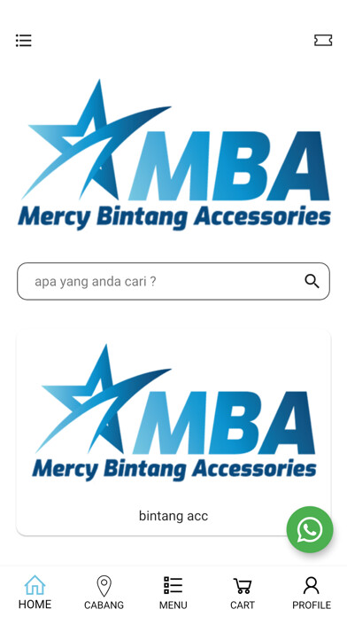 Emulate iPhone app Bintang ACC using MyAndroid