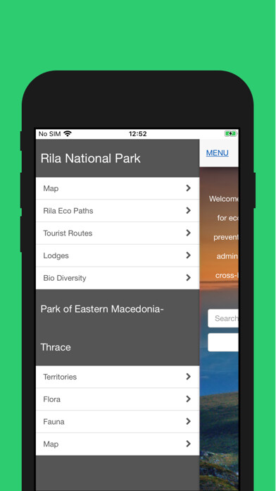 Emulate iPhone app BIO2TOURISM using MyAndroid Emulate iPhone app BIO2TOURISM using MyAndroid