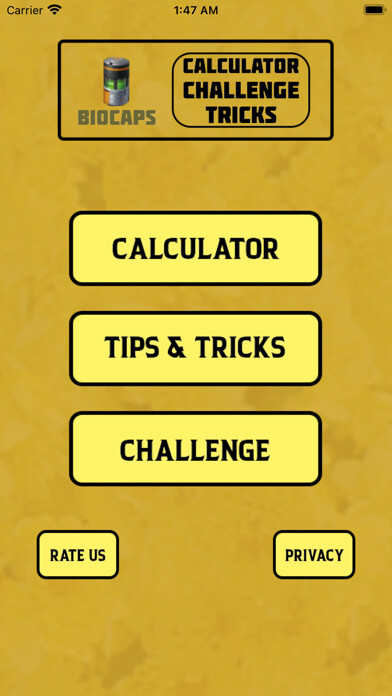 Emulate iPhone app BioCap Calc for State Survival using MyAndroid