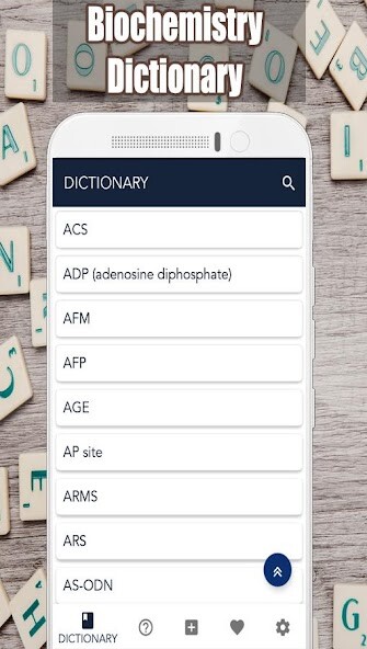 Emulate Android APK Biochemistry Dictionary