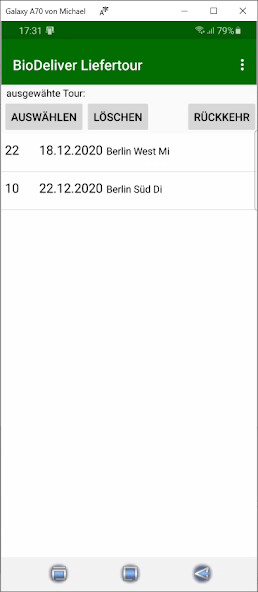 Run android online APK BioDeliver Liefertour from MyAndroid or emulate BioDeliver Liefertour using MyAndroid Run android online APK BioDeliver Liefertour from MyAndroid or emulate BioDeliver Liefertour using MyAndroid