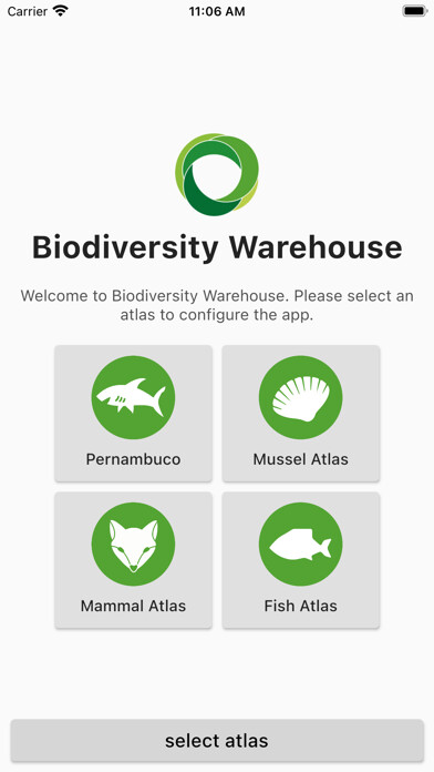 Emulate iPhone app Biodiversity Warehouse using MyAndroid