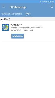 Emulate Android APK Biogen Meetings