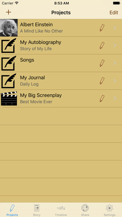 Emulate iPhone app Biographer using MyAndroid Emulate iPhone app Biographer using MyAndroid